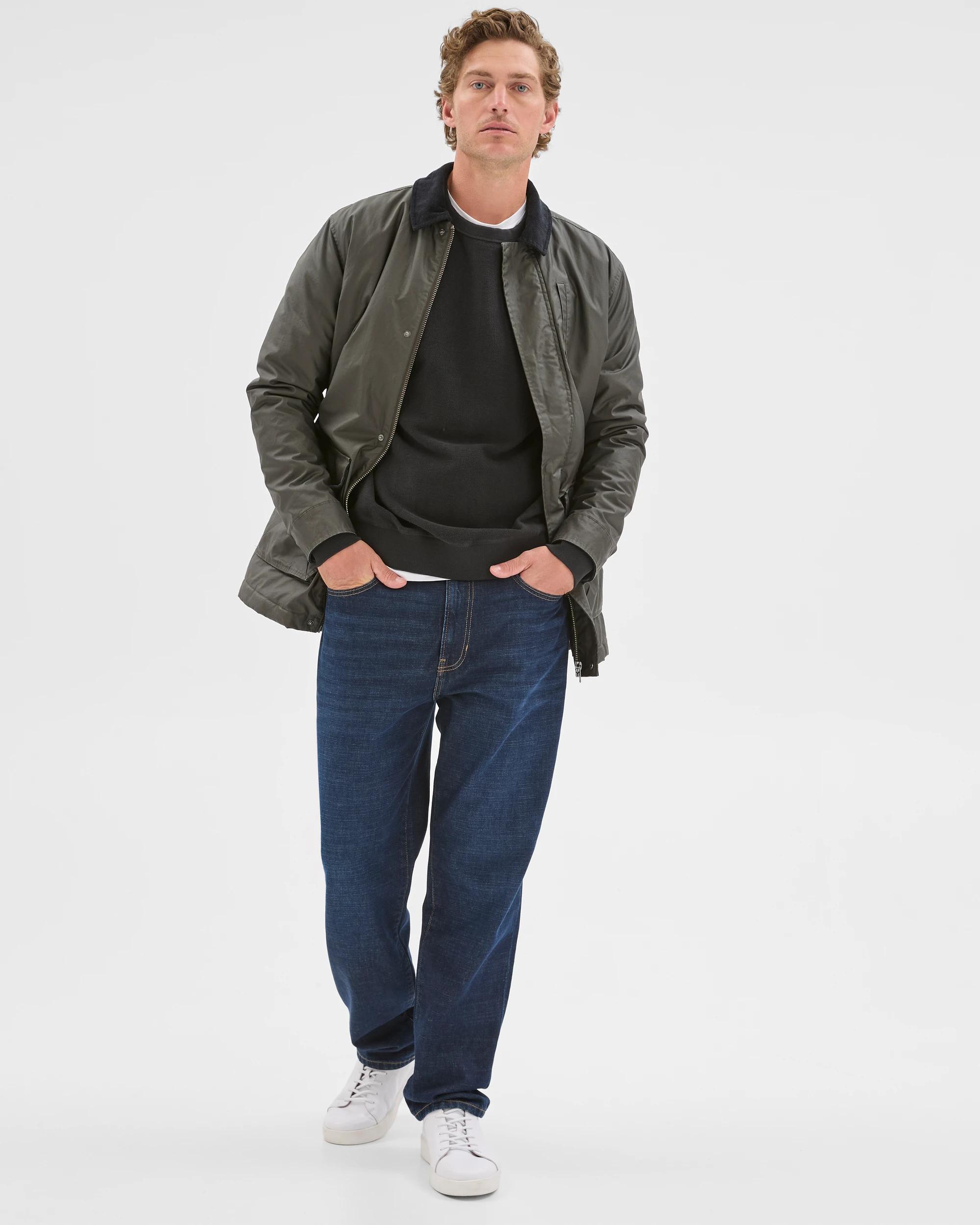 3 Target Man Australian Cotton Waxed Parka Jacket DARK OLIVE, 3 of 10