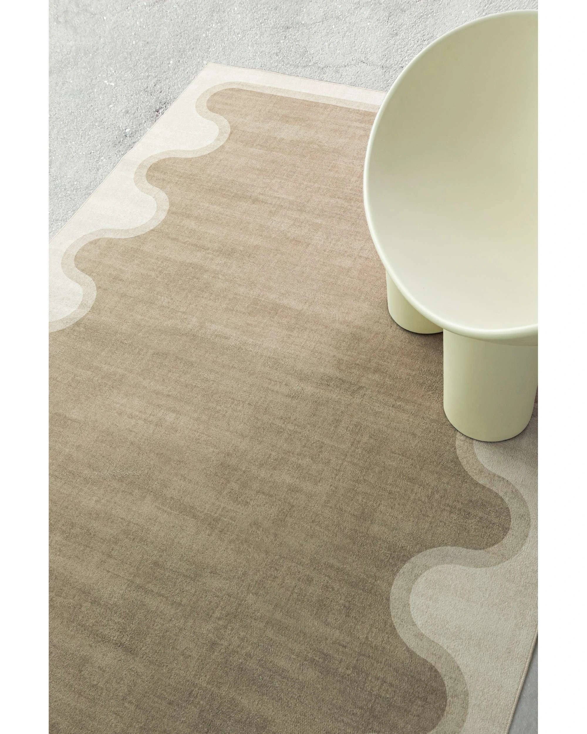 3 Loopsie Lawai Washable Rug-230cm x 160cm - Beige, 3 of 7