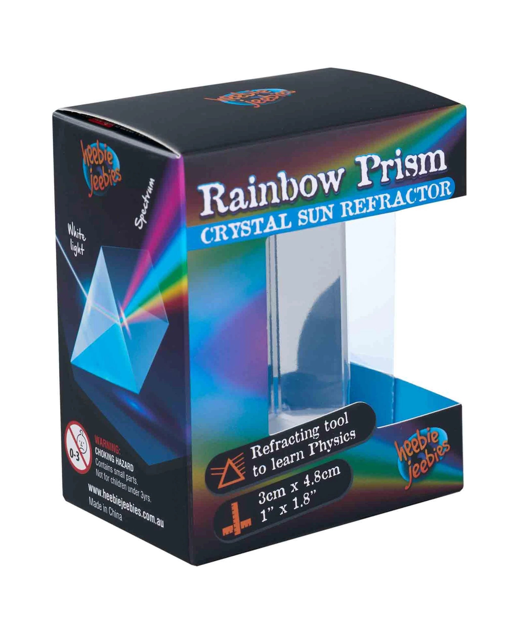 1 Heebie Jeebies Rainbow Prism Crystal Sun Refractor, 1 of 4