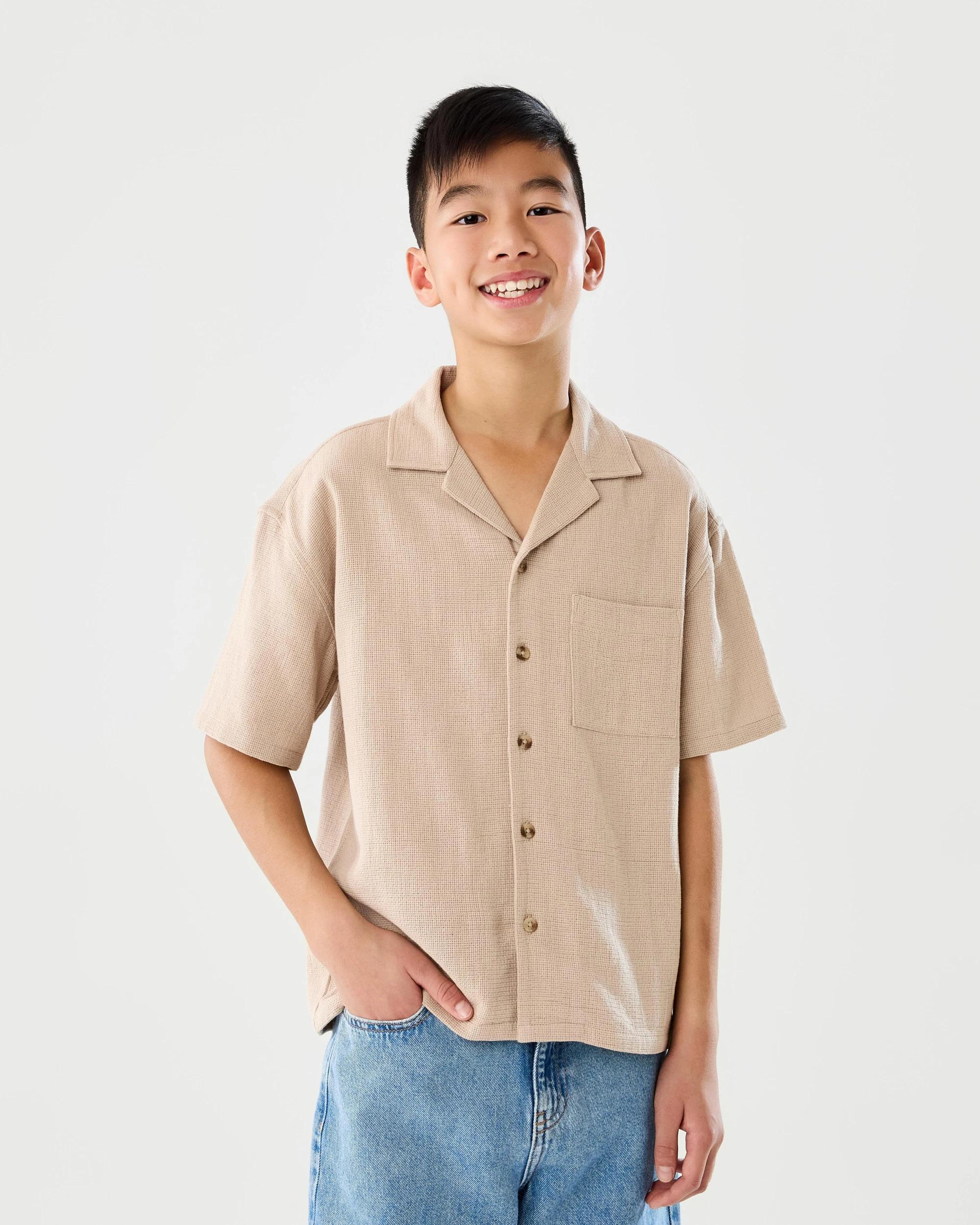 3 Short Sleeve Knit Shirt Oxford B, 3 of 8