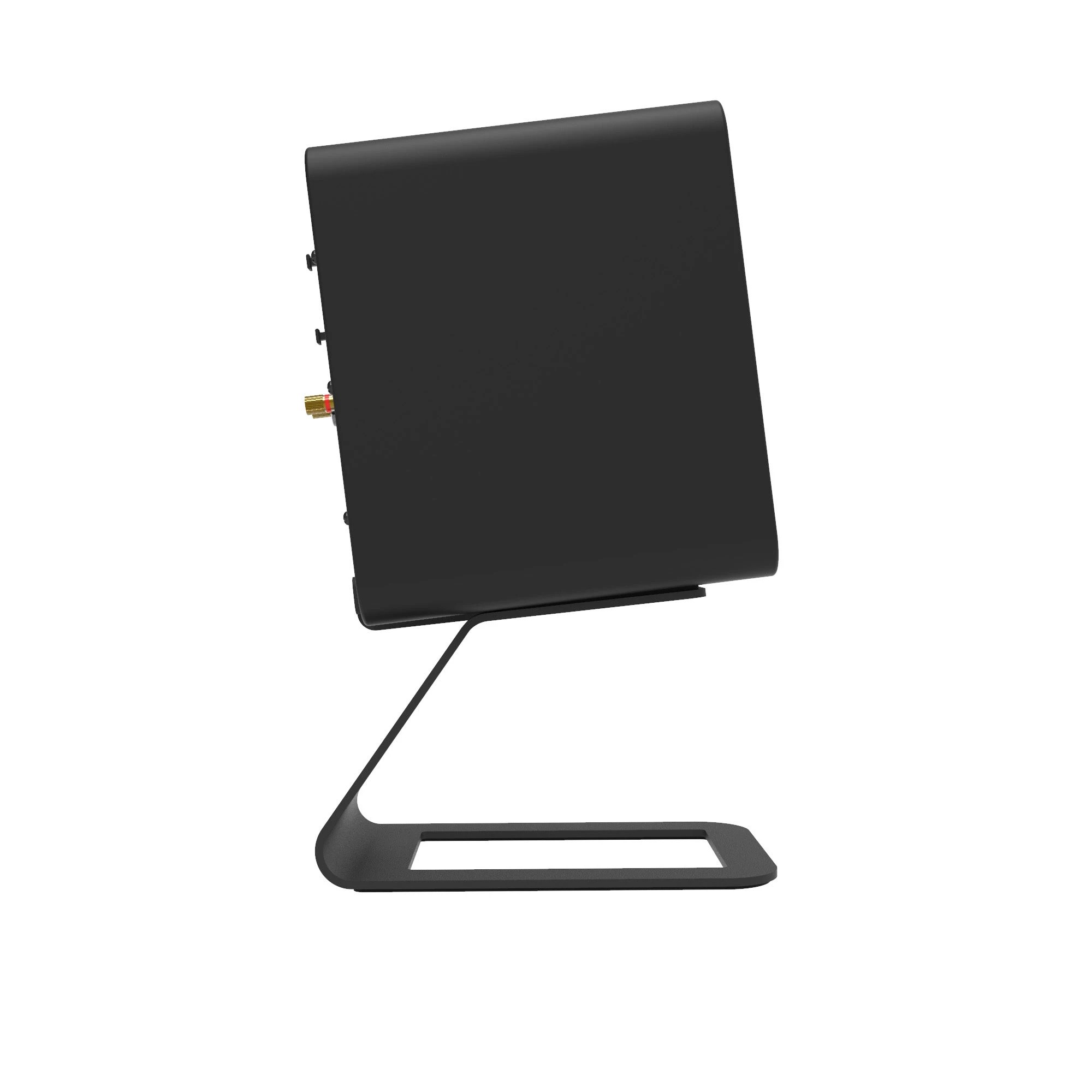 6 Kanto SE4 Elevated Desktop Speaker Stands for Midsize Speakers - Pair - Black, 6 of 7