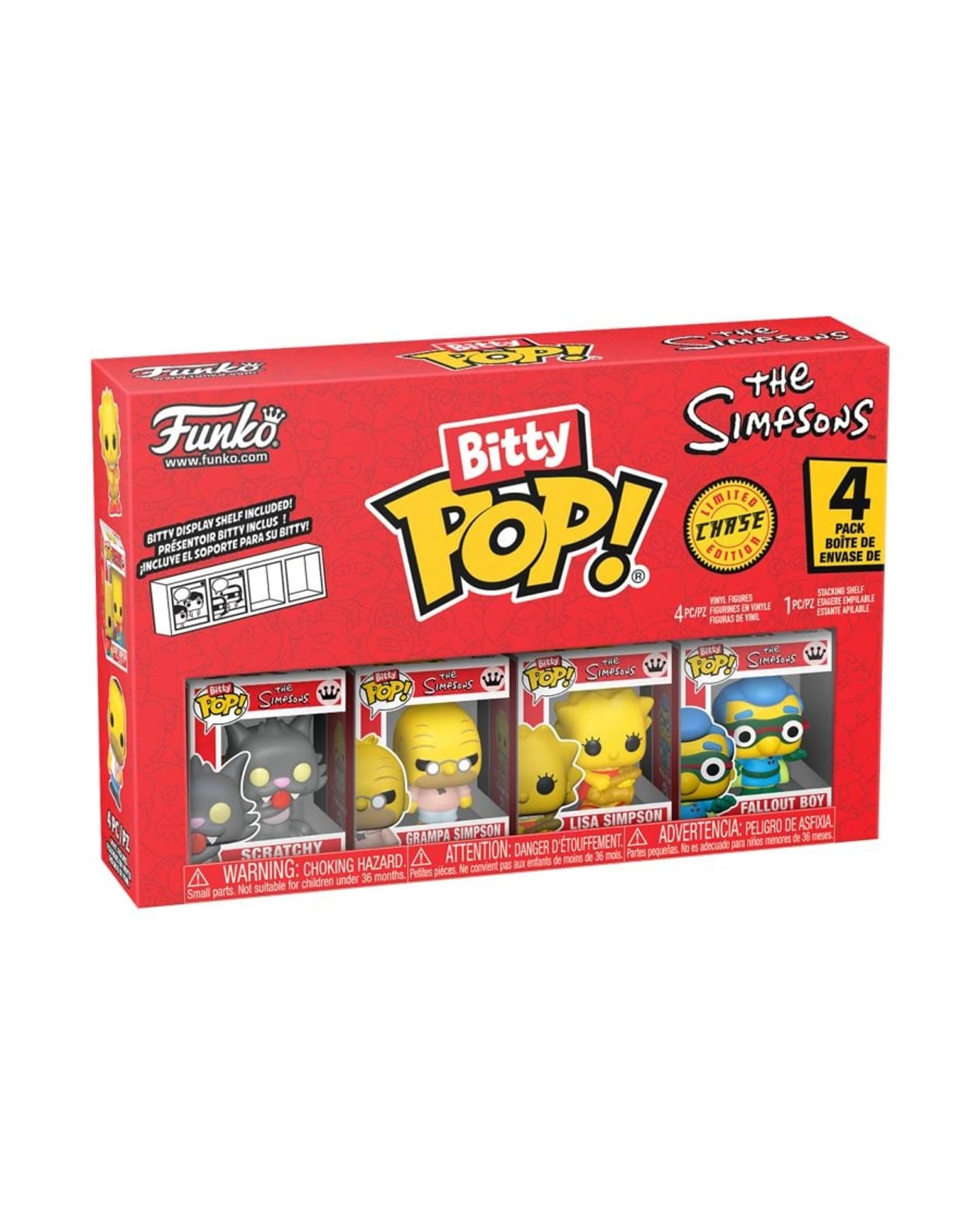 4 The Simpsons Scratchy Bitty 4 Pack Funko POP! Vinyl, 4 of 5