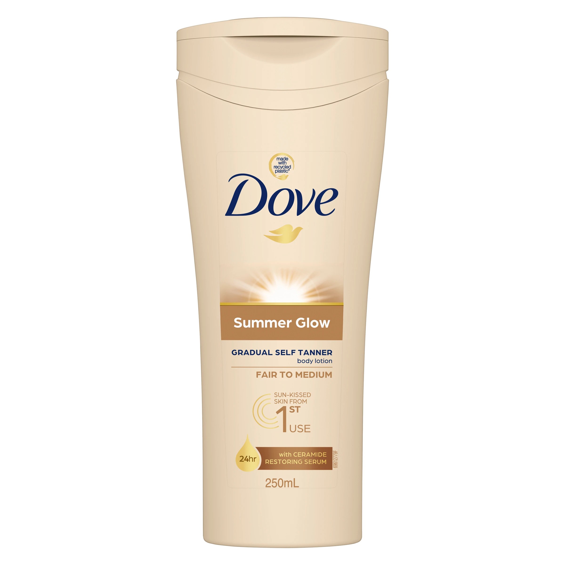 1 Dove Summer Glow Gradual Tan Body Lotion Fair to Medium 250ml, 1 of 8
