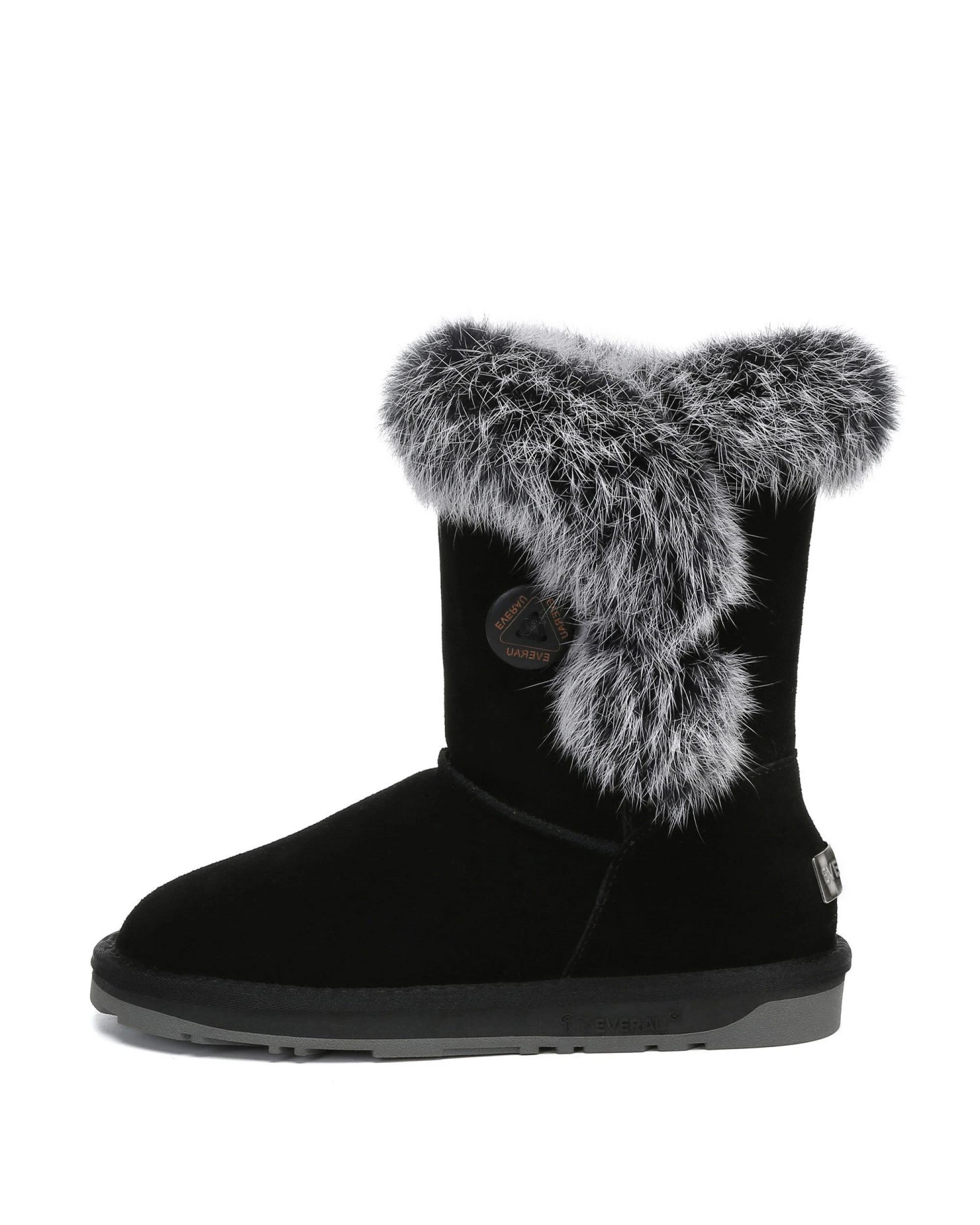 4 Everau Womens Donna Boots BLACK, 4 of 5