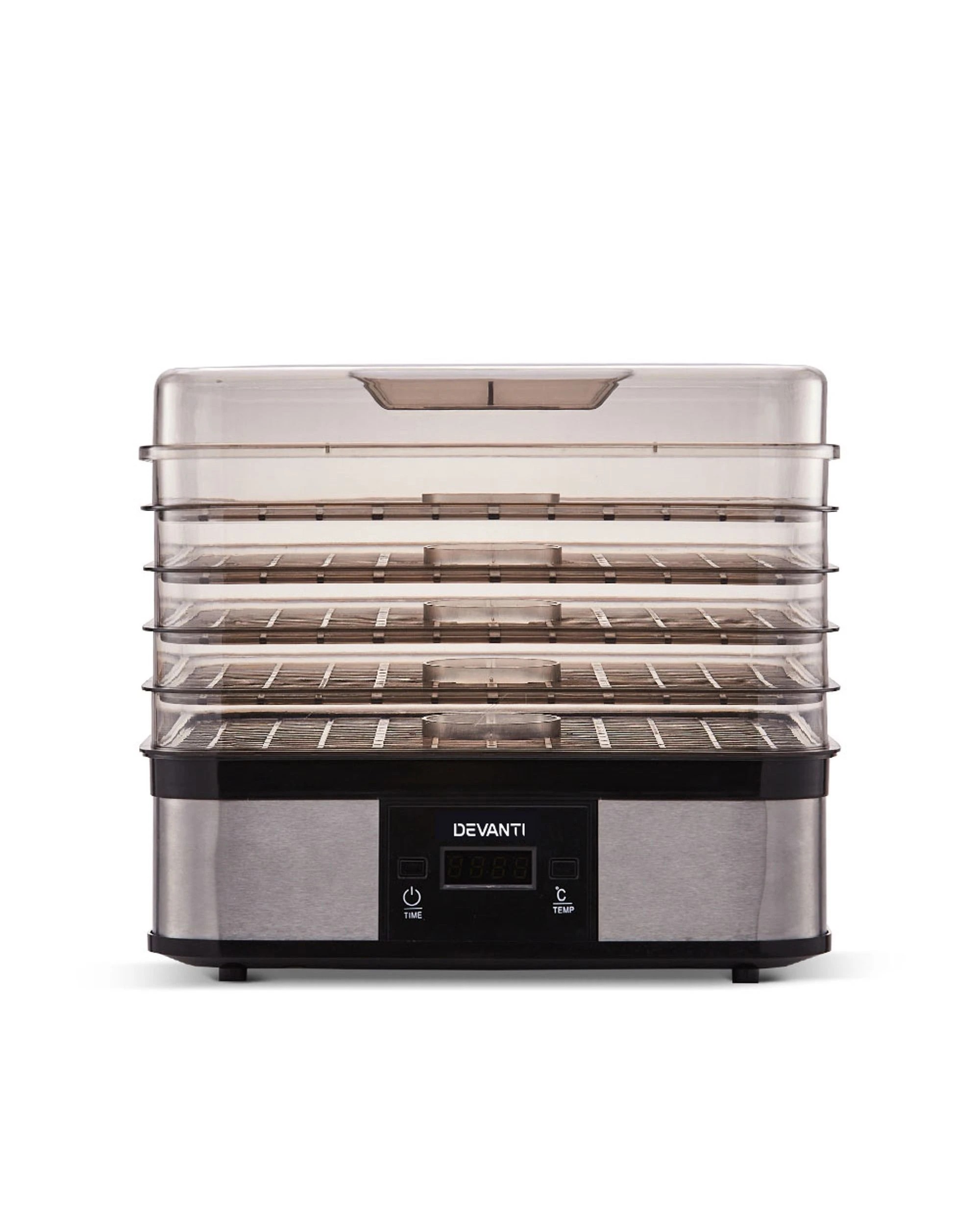 3 Devanti 5 Trays Food Dehydrator - Silver, 3 of 7