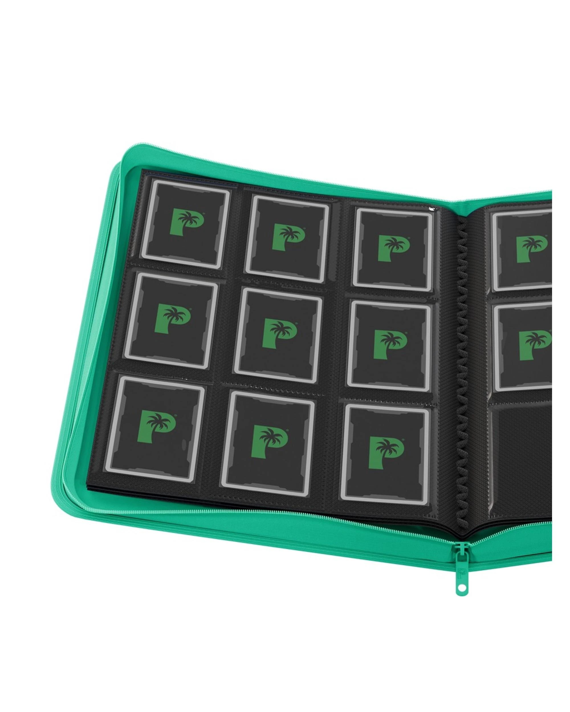 2 Palms Off Gaming Collector's Series 9 Pocket Zip Binder - Turqoise - Multi, 2 of 8