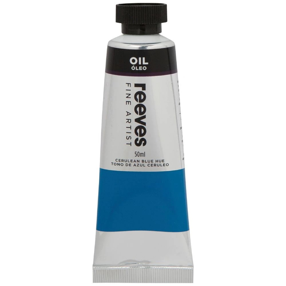 1 Reeves Oil Paint 50mL Cerulean Blue Hue, 1 of 1