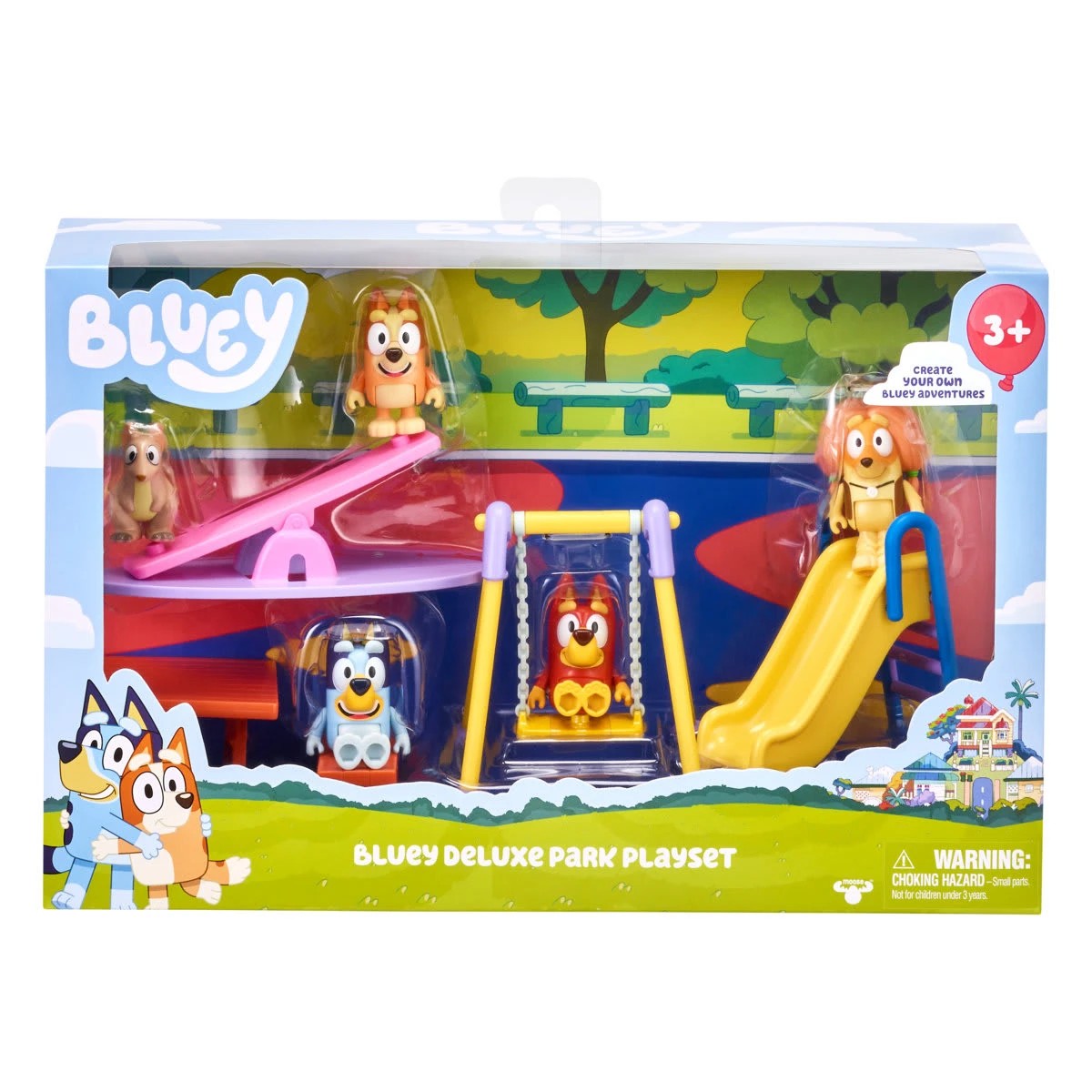 1 Bluey Deluxe Playground Playset, 1 of 10