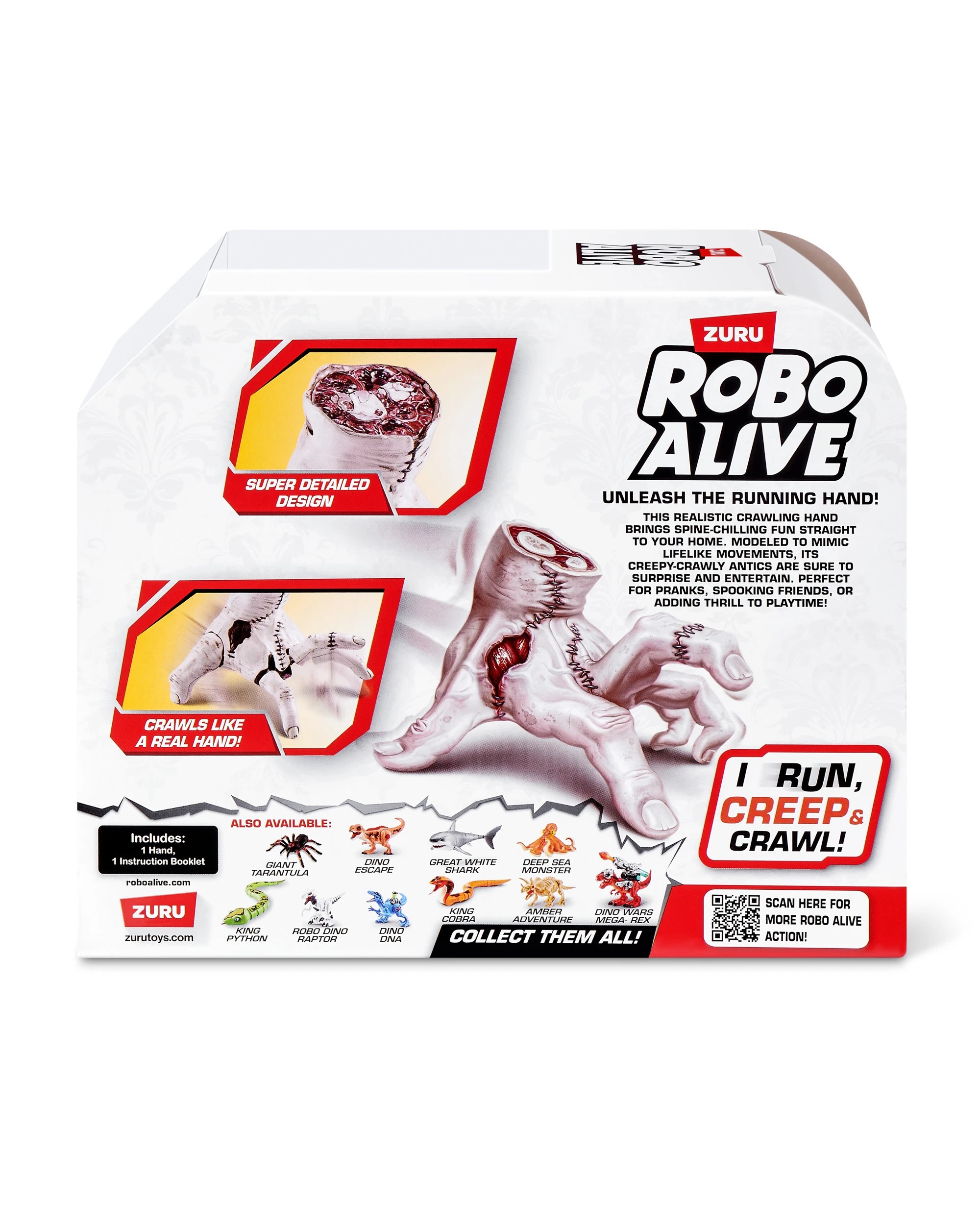 6 Zuru Robo Alive Horror Running Hand - Assorted, 6 of 6