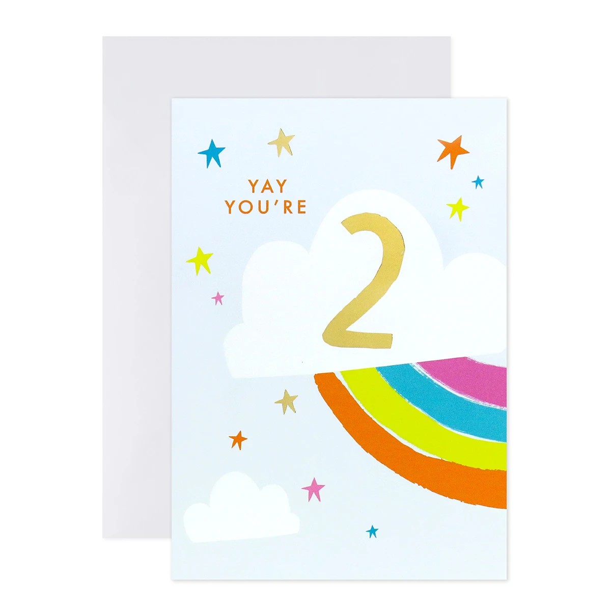 1 Connections from Hallmark 2nd Birthday Card - Yay You're 2, 1 of 3