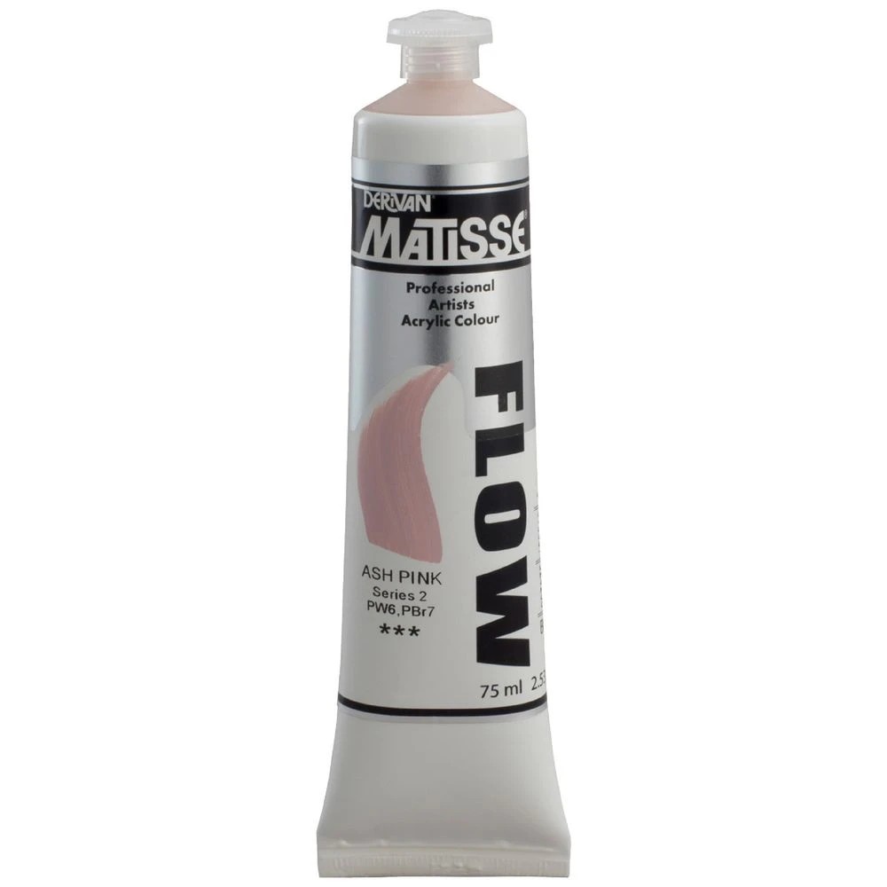 1 Derivan Matisse Flow Paint 75mL Ash Pink S2, 1 of 2