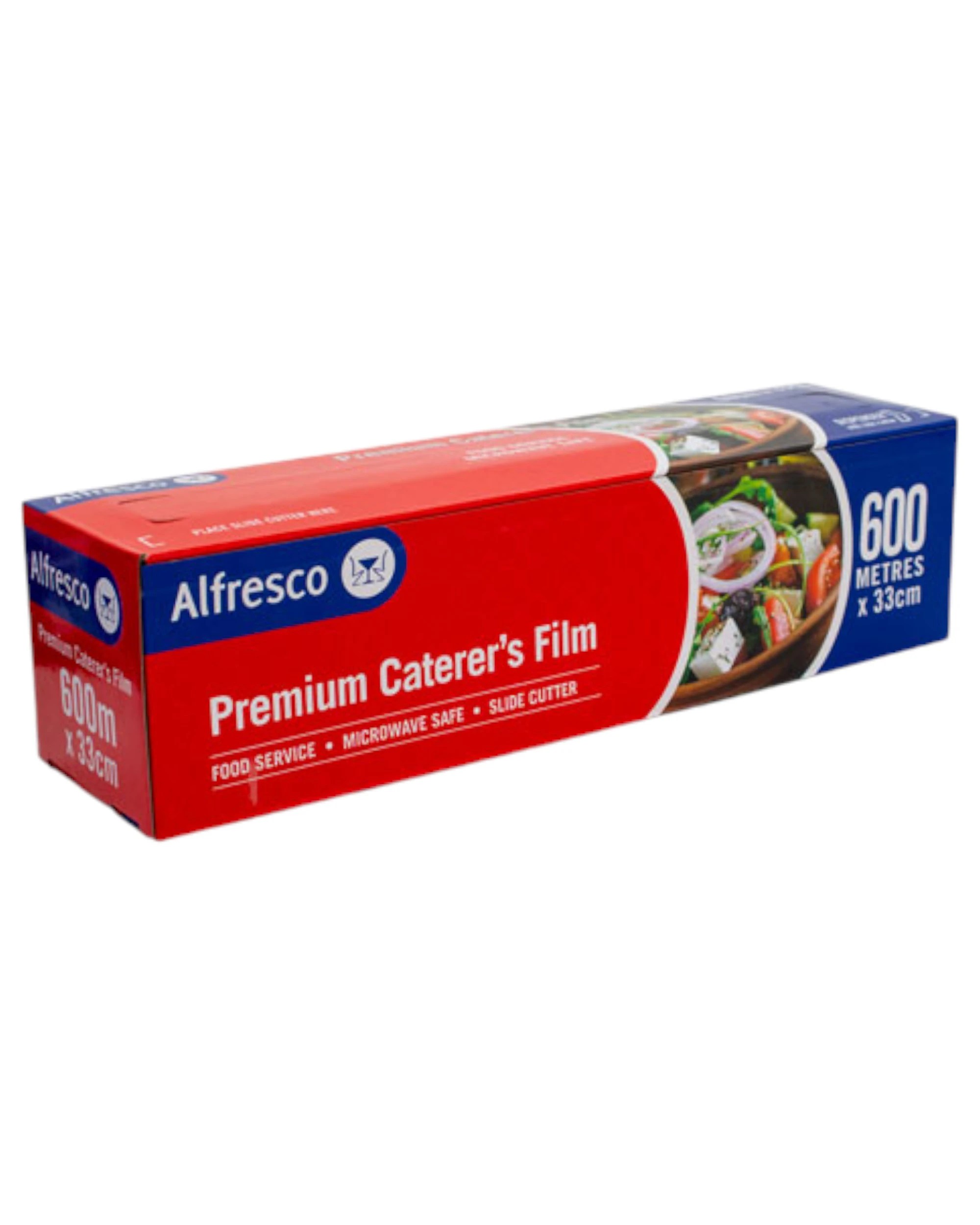 1 Alfresco 1 X Caterer's Packaging Film Food Catering Wrap 33cm X 600m - Clear, 1 of 1
