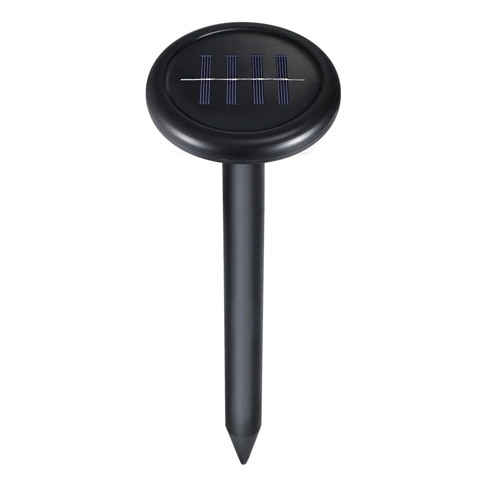 1 Gardeon Snake Repeller 20X Ultrasonic Solar Powered - Black, 1 of 7
