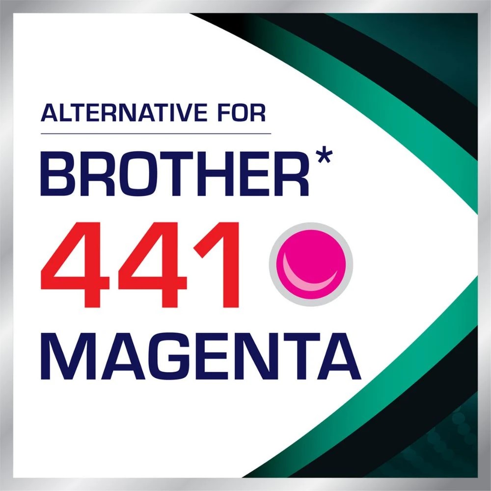 2 Calidad Brother TN441 Toner Cartridge Magenta, 2 of 7