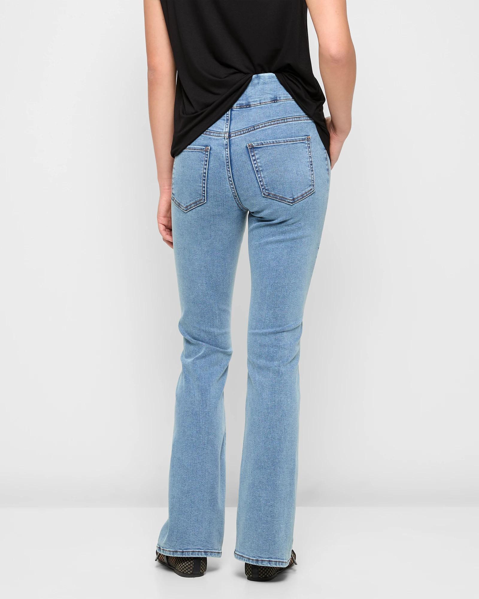 4 Target High Rise Full Length Flare Denim Jeggings - Lindsey VINTAGE FADE, 4 of 5