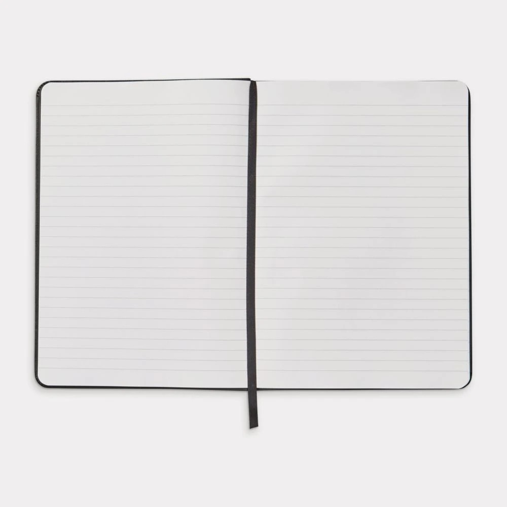 3 Otto A5 Notebook with Access Strap 192 Pages Black, 3 of 5