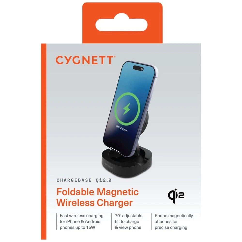 7 Cygnett Qi2 Wireless ChargeBase 15W Black, 7 of 7