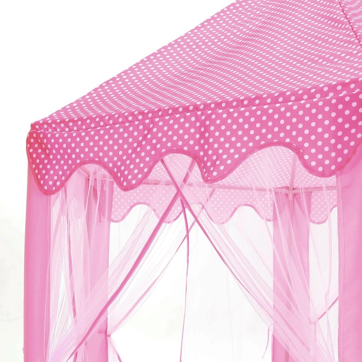 8 AUSWAY Kids Princess Castle Play Tent Hexagonal Play House, 8 of 10