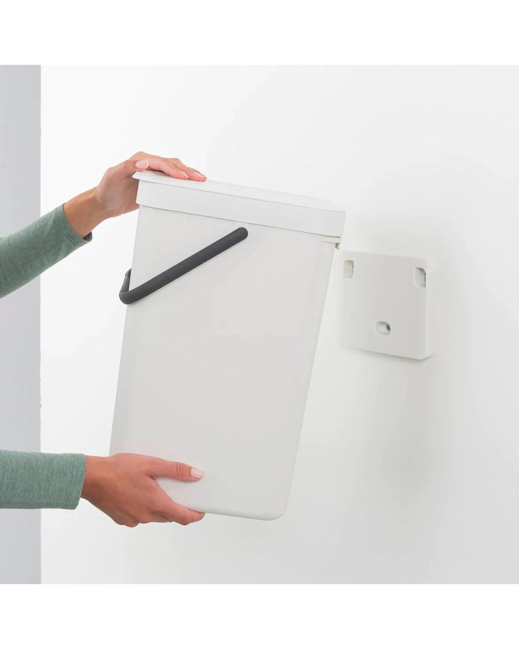 2 Brabantia Waste Bin Sort & Go 16 Litre  White, 2 of 3