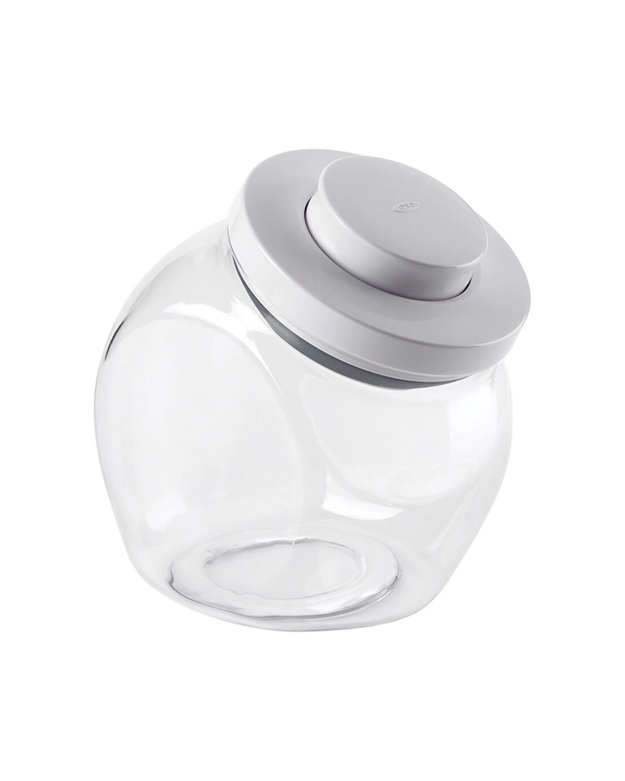 2 Oxo 1 Pack Pop Jar Small 1.9l Airtight Kitchen Storage Plastic Silicone - Clear, 2 of 3