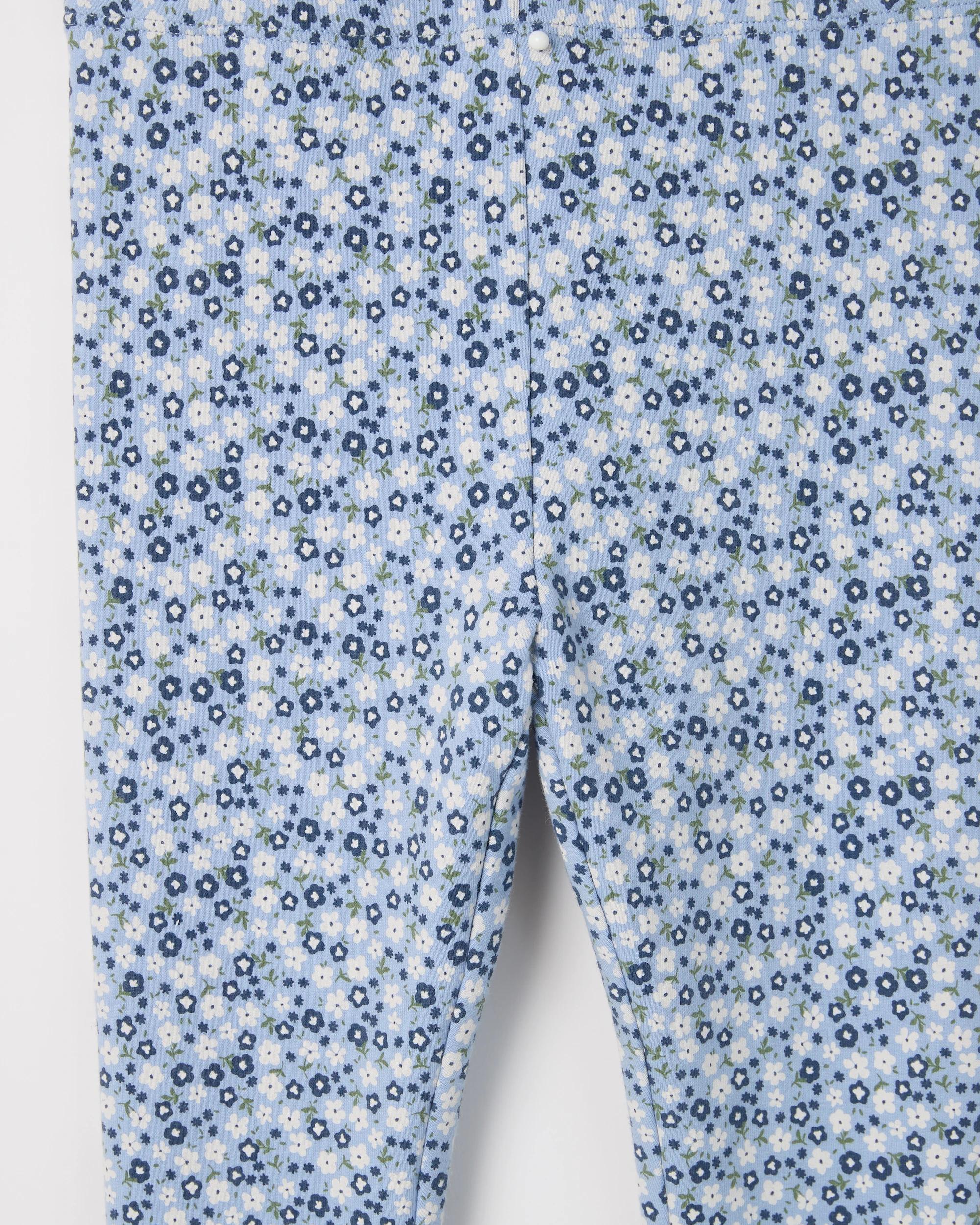2 Target Kids Australian Cotton Toasti Leggings DITSY BLUE, 2 of 2
