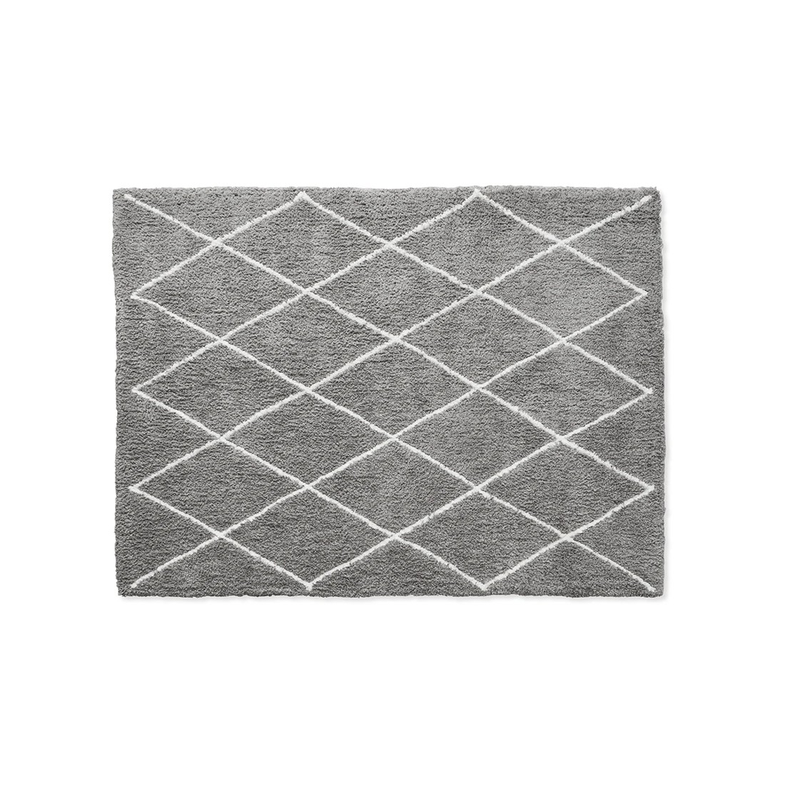 5 Trellis Shag Rug - Grey, Medium - 180cm x 133cm, 5 of 7
