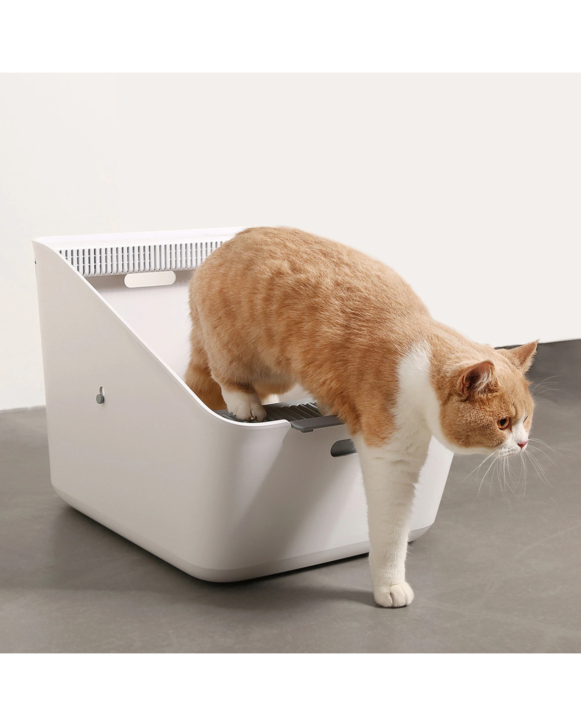 3 Petkit Pura Cat Litter Tray Box Toilet With Scoop Automatic Odour Removal - White, 3 of 6