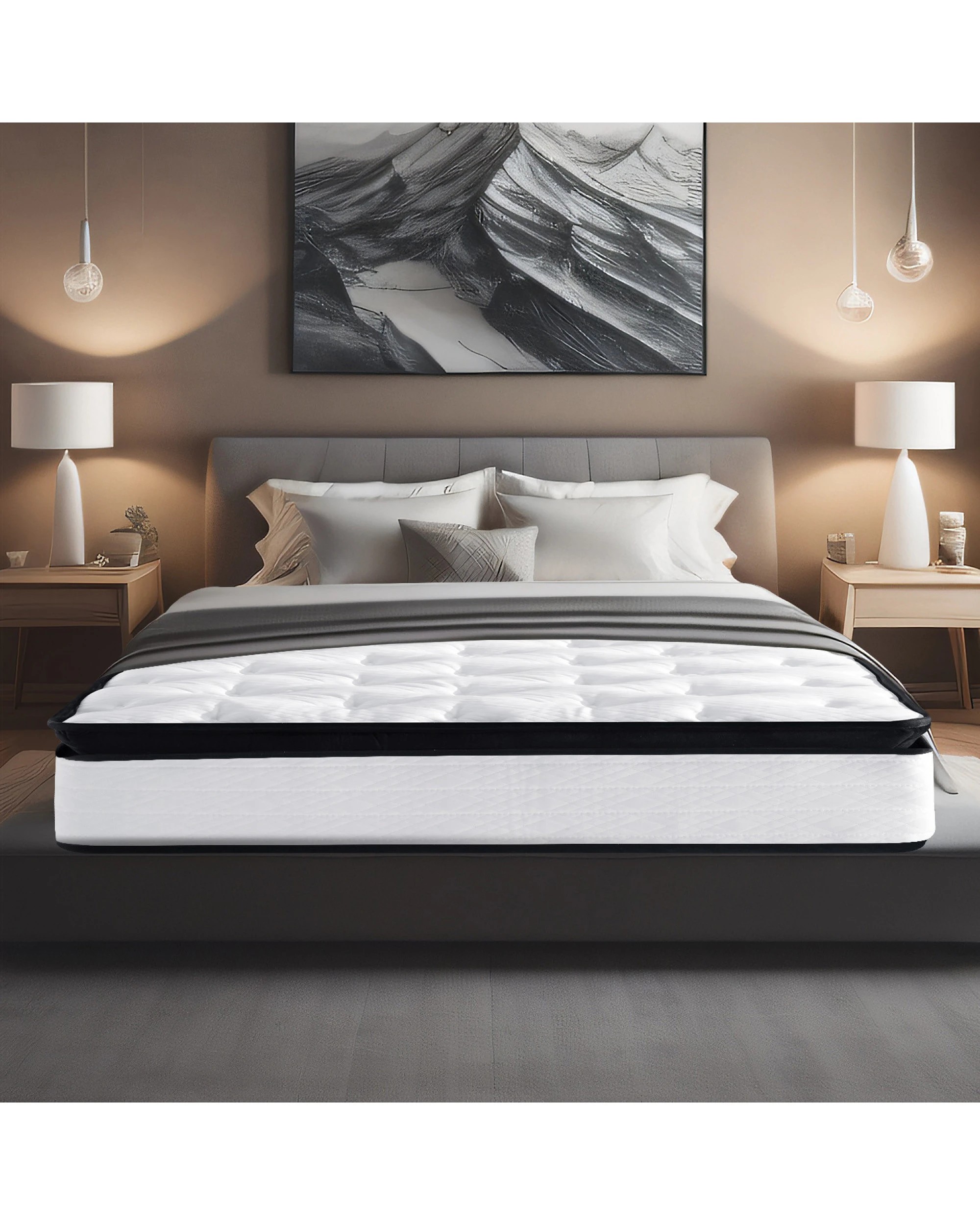 9 Laura Hill Single Mattress With Euro Top Layer - 32cm, 9 of 10