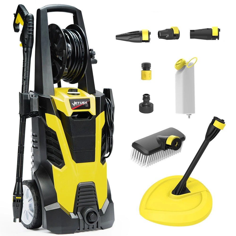 1 Jet-USA RX540 Electric High Pressure Washer, 2800PSI 2 Nozzles, Brush Head, Deck Cleaner, Detergent Bottle, 10M Hose, 1 of 1