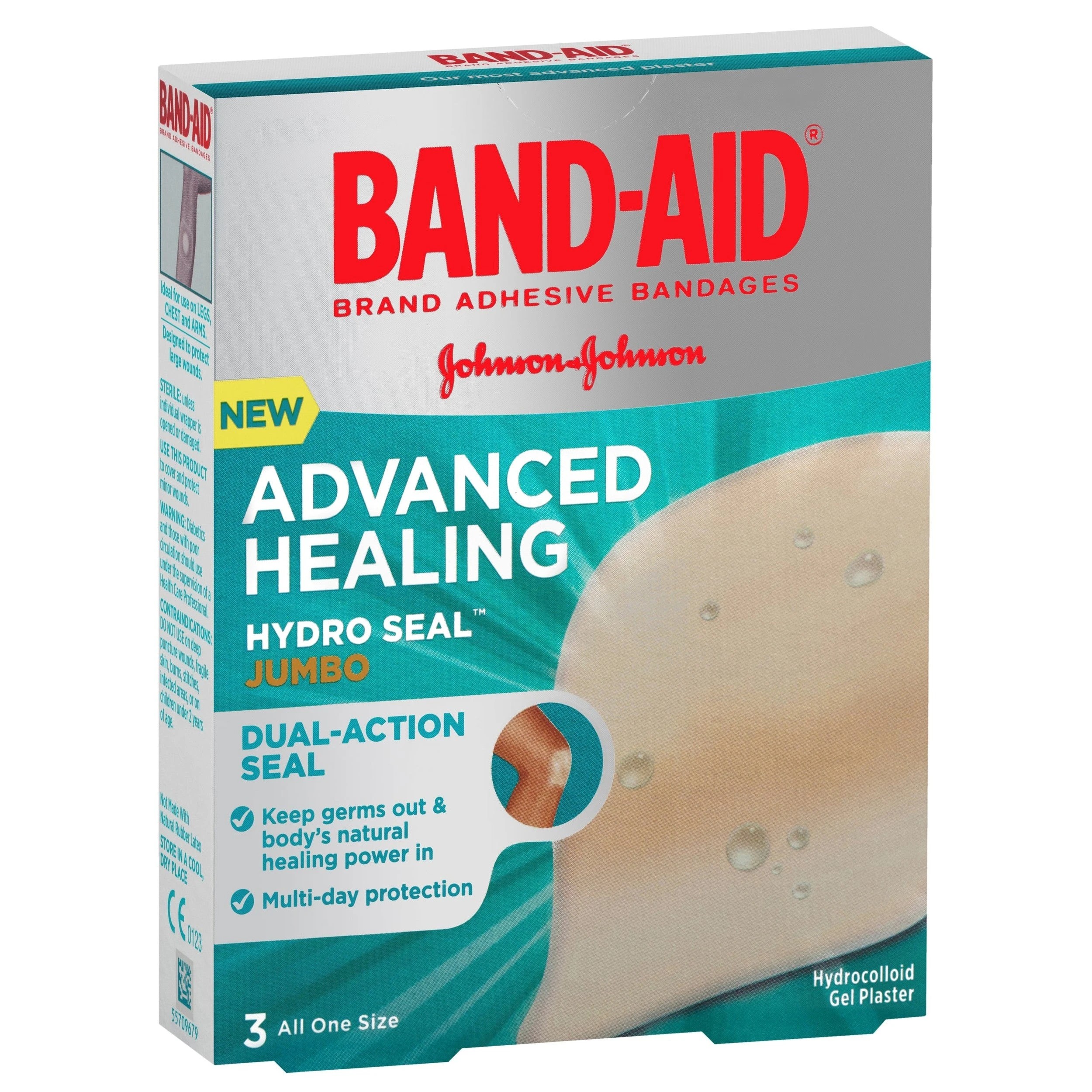 1 Band-Aid Advanced Healing Hydro Seal Jumbo 3 Pack, 1 of 2