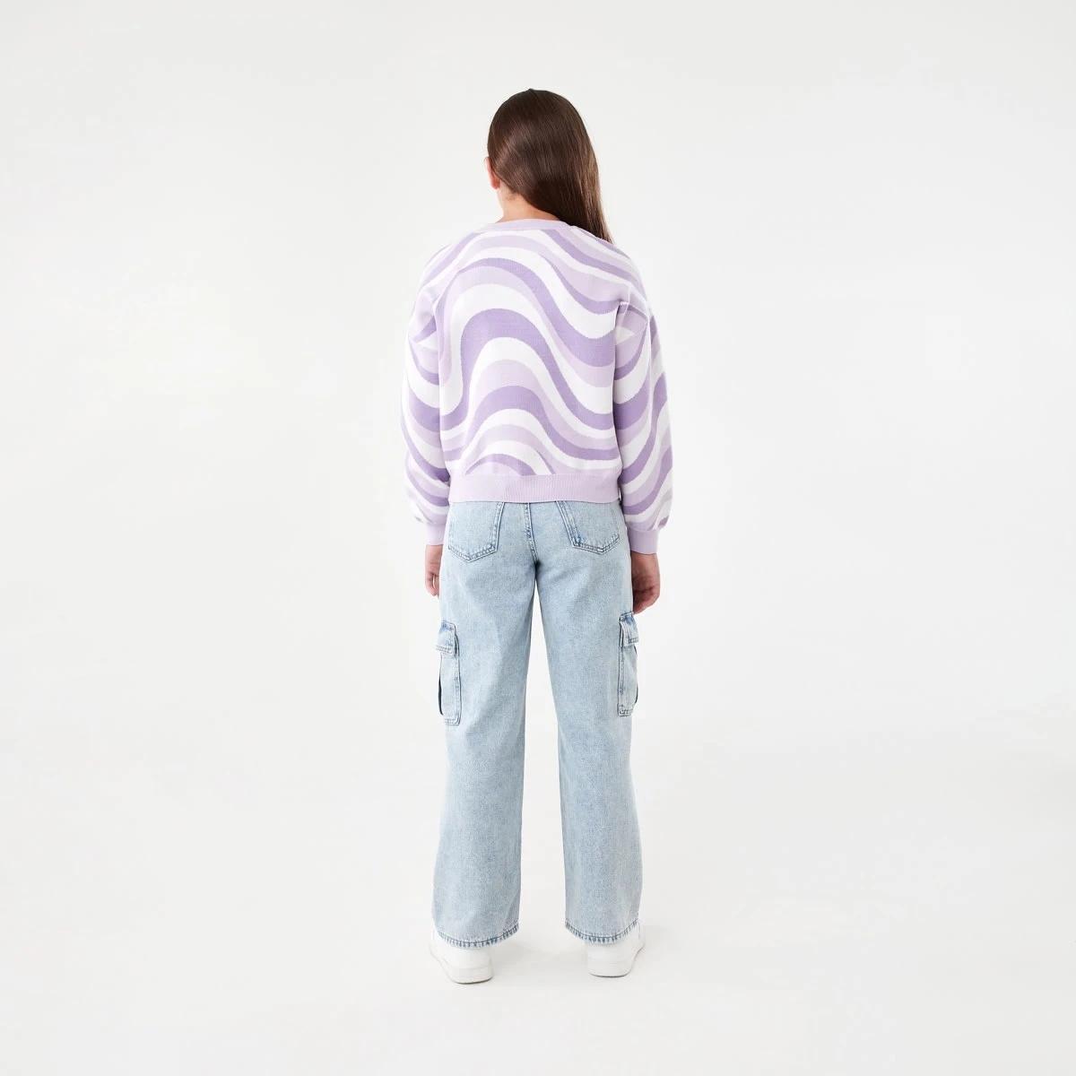 6 Jacquard Knit Top Marble, 6 of 8