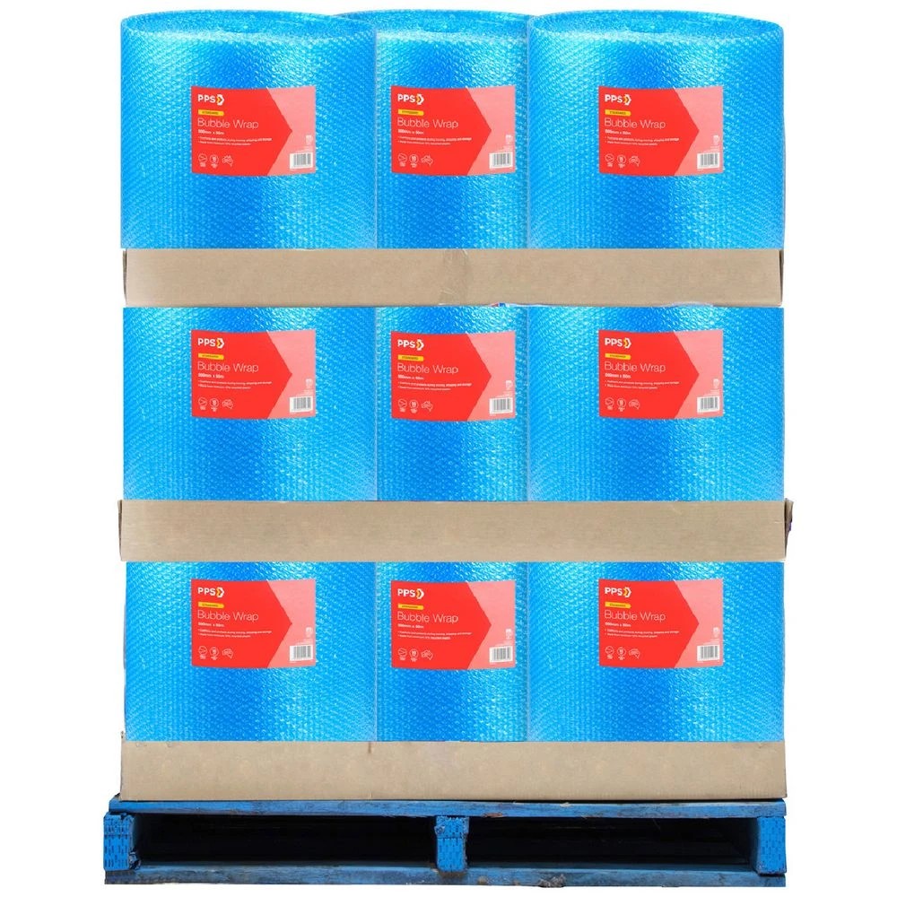 1 PPS 500mm x 50m Bubble Wrap Roll 16 Pack, 1 of 3