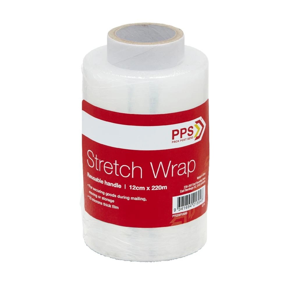 2 PPS Stretch Wrap with Reusable Handle 12cm x 220m, 2 of 4