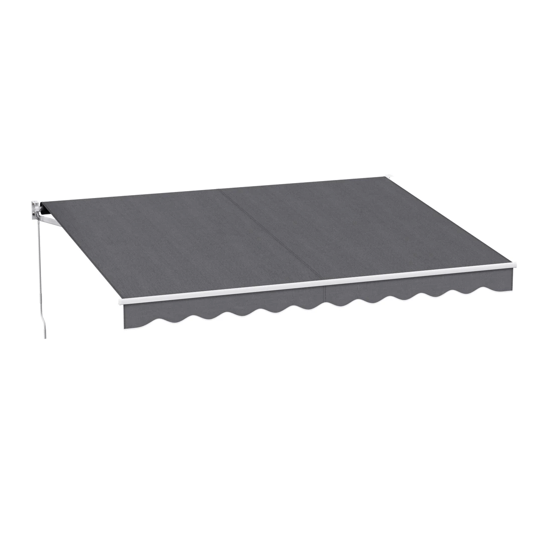 1 Instahut Retractable Folding Arm Awning Manual Sunshade 4Mx3M - Multi, 1 of 2