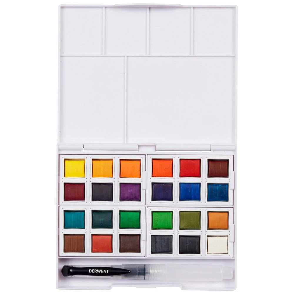 2 Derwent Watercolour Paint Pan 24 Pack, 2 of 4