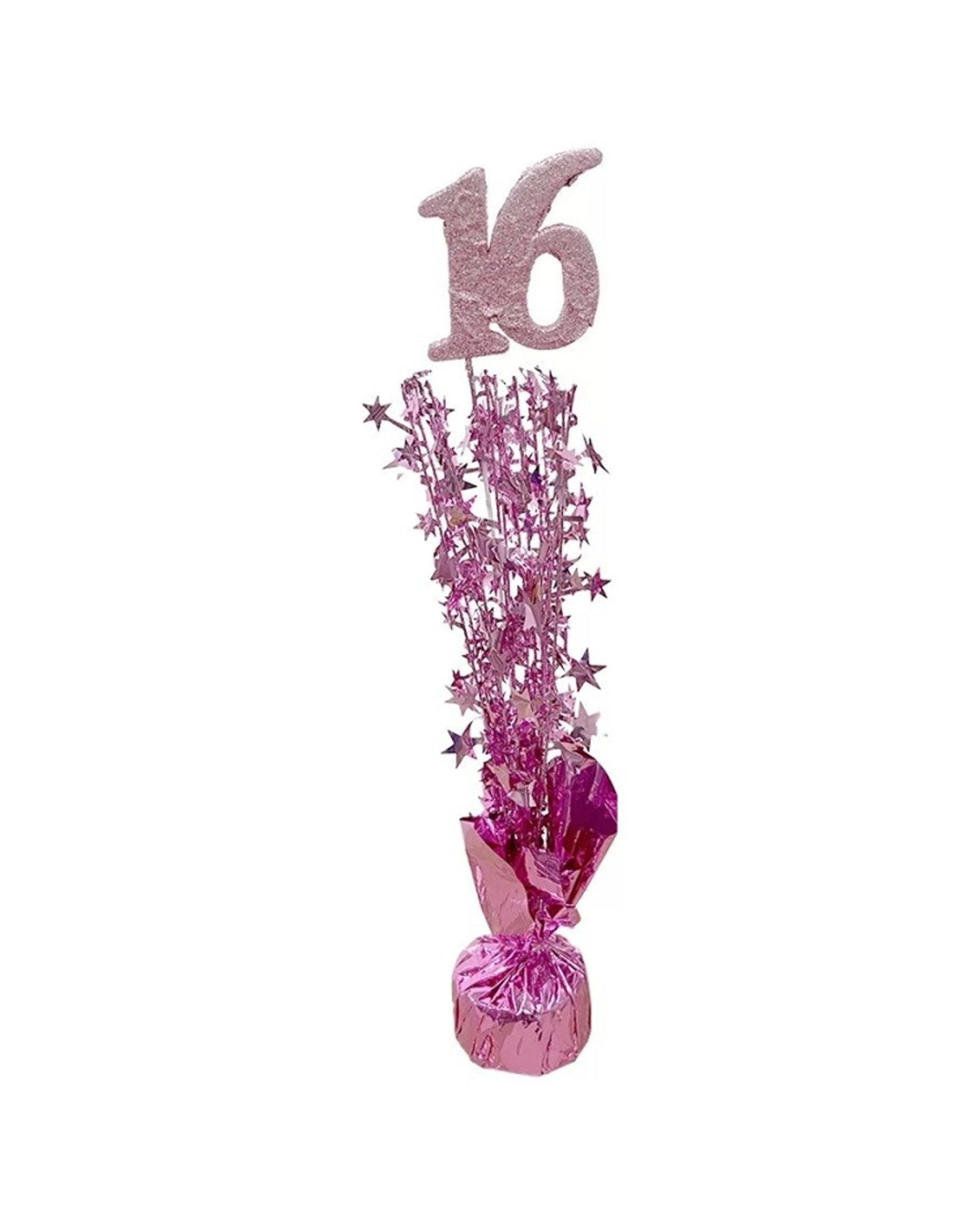 1 Party Maker Centrepiece Table Decoration 16th Birthday - Pink, 1 of 1