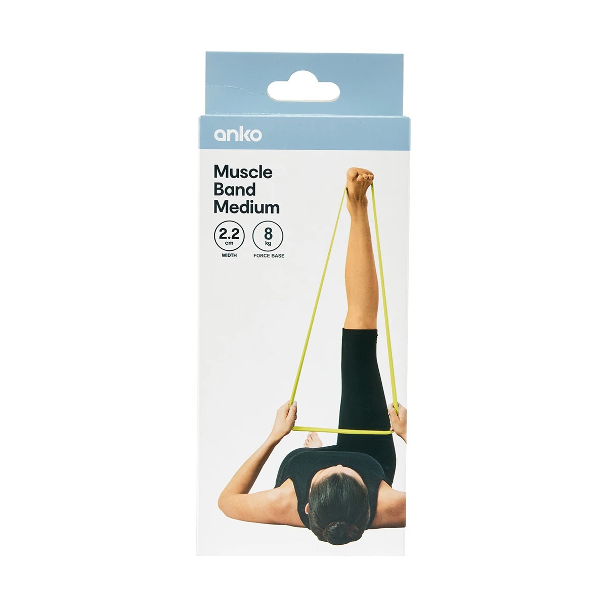 6 Medium Resistance Muscle Band - Yellow, 6 of 6