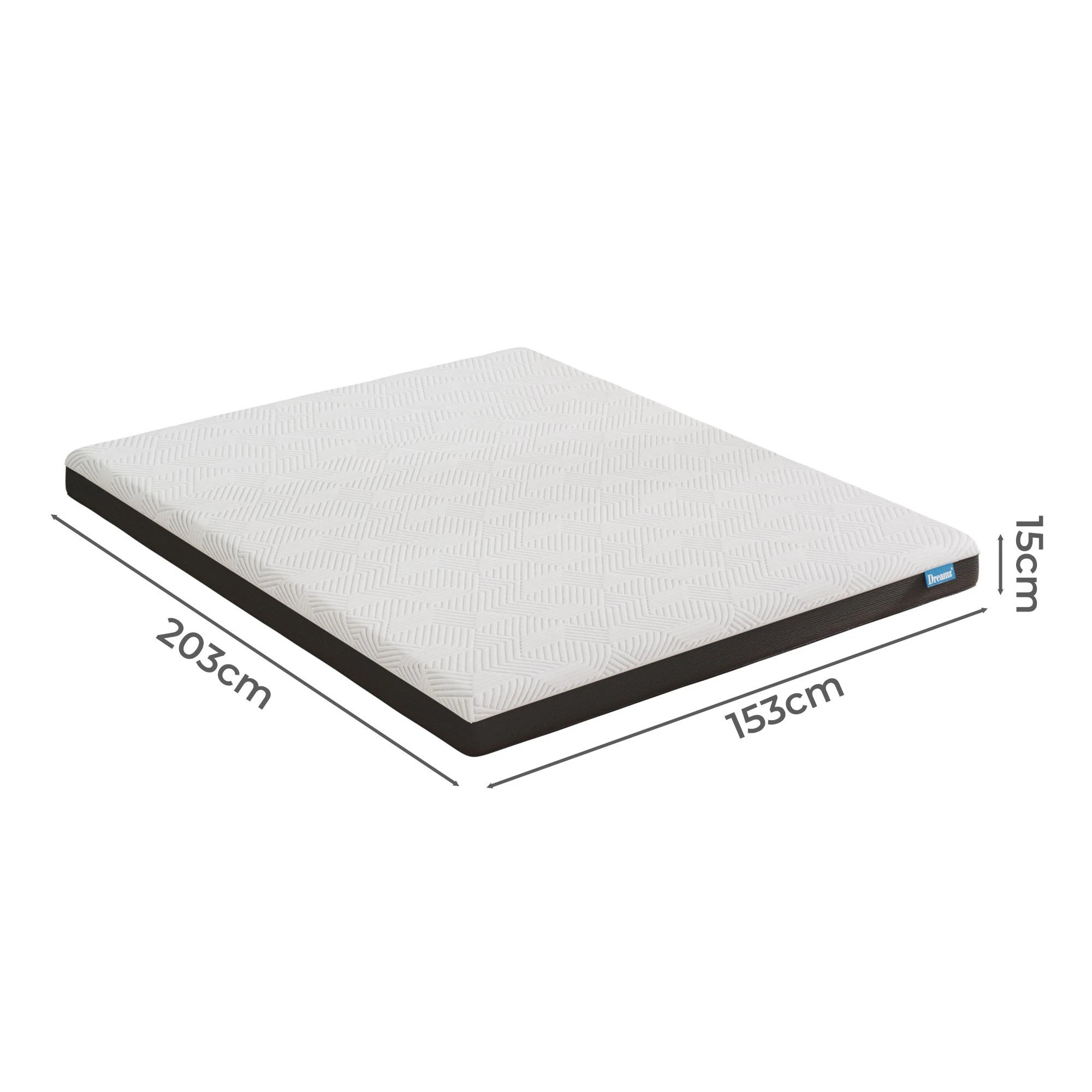 3 Dreamz Gel Memory Foam Mattress - Queen, 3 of 7