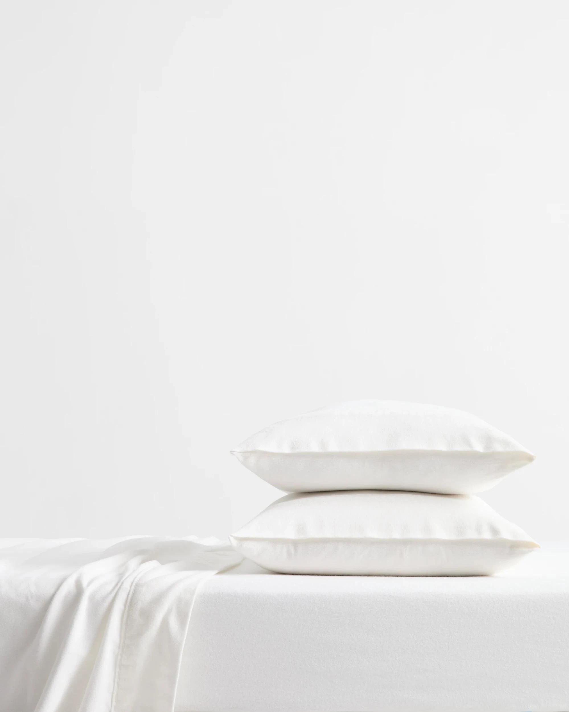1 Target Kai Flannelette Sheet Set - King Single Bed - White, 1 of 4