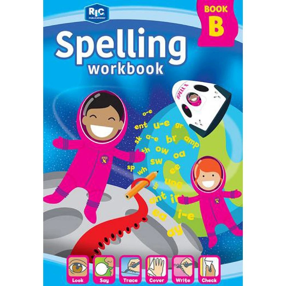 1 Spelling Workbook Interactive Book B, 1 of 5