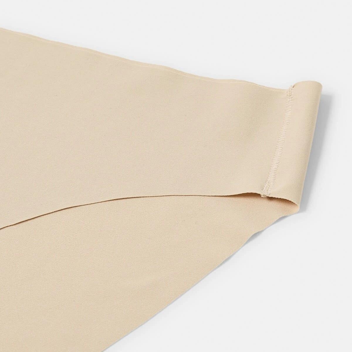 6 3 Pack No Show Bikini Briefs ALMOND, 6 of 6