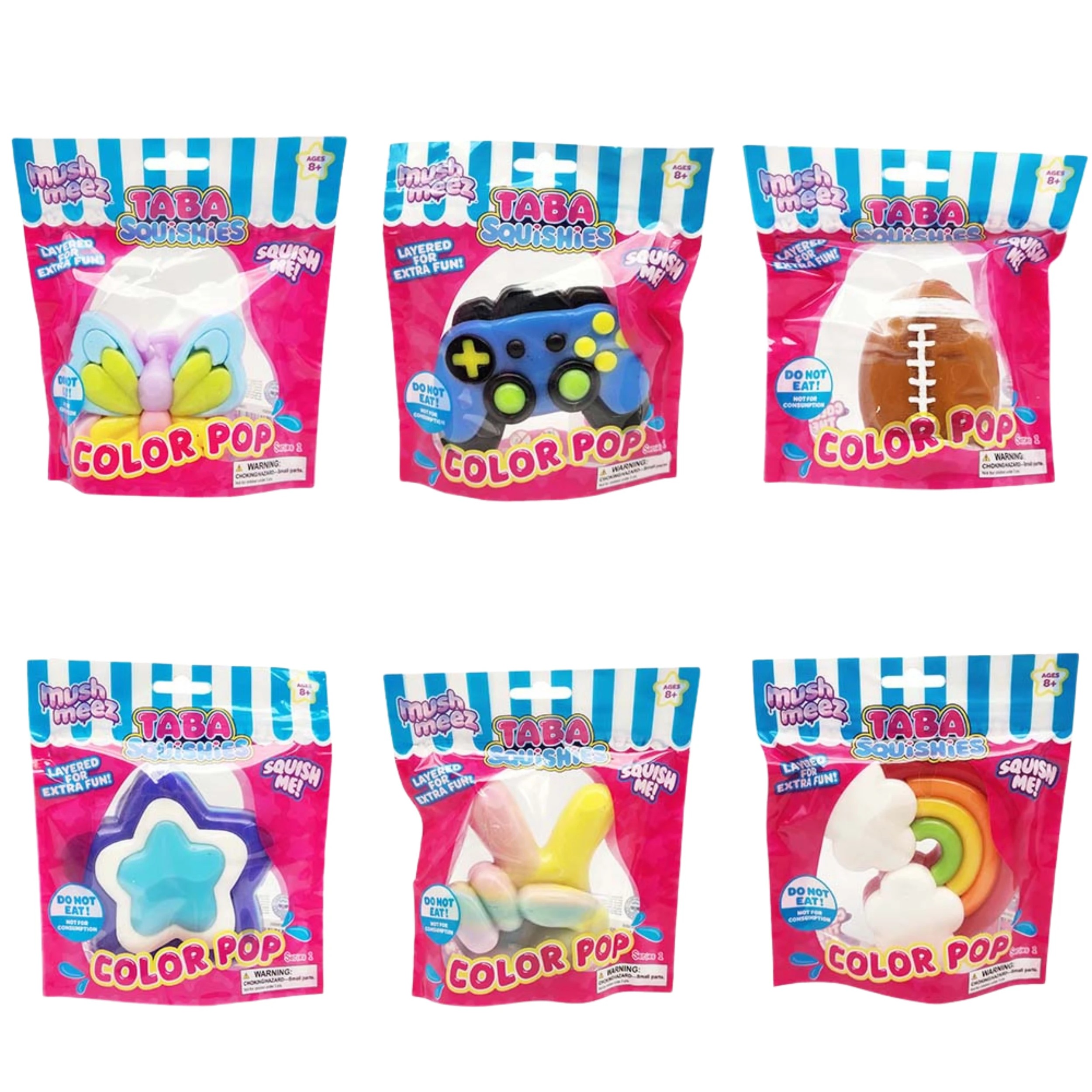 1 Mushmeez Taba Squishies Colour Pop - Assorted, 1 of 7
