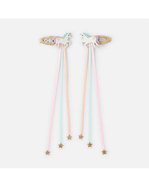 2 Pack Unicorn Hair Clips