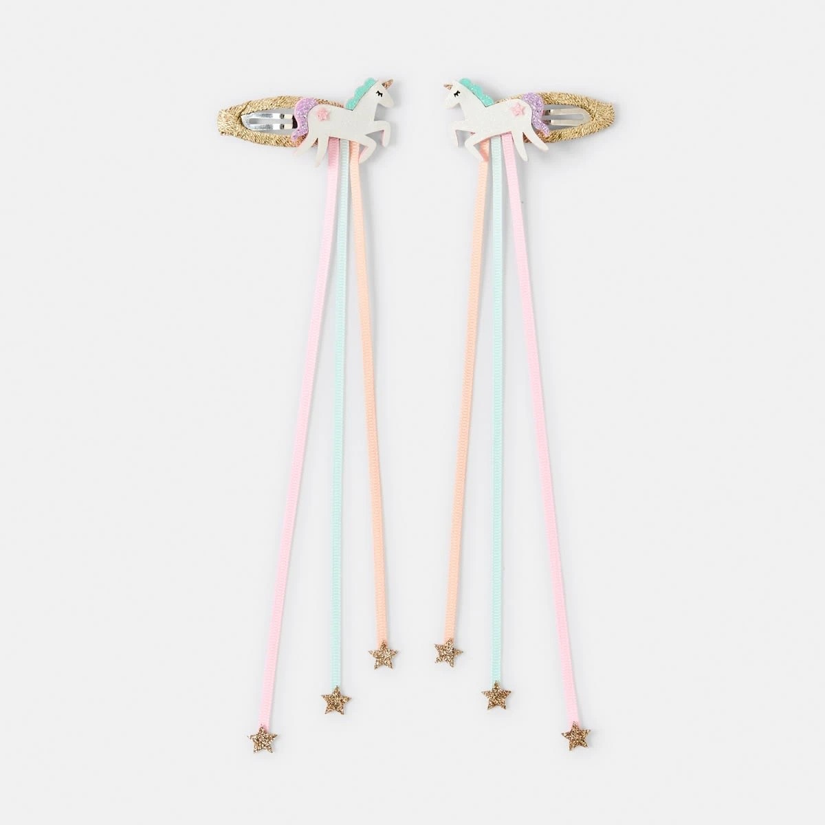 1 2 Pack Unicorn Hair Clips, 1 of 3