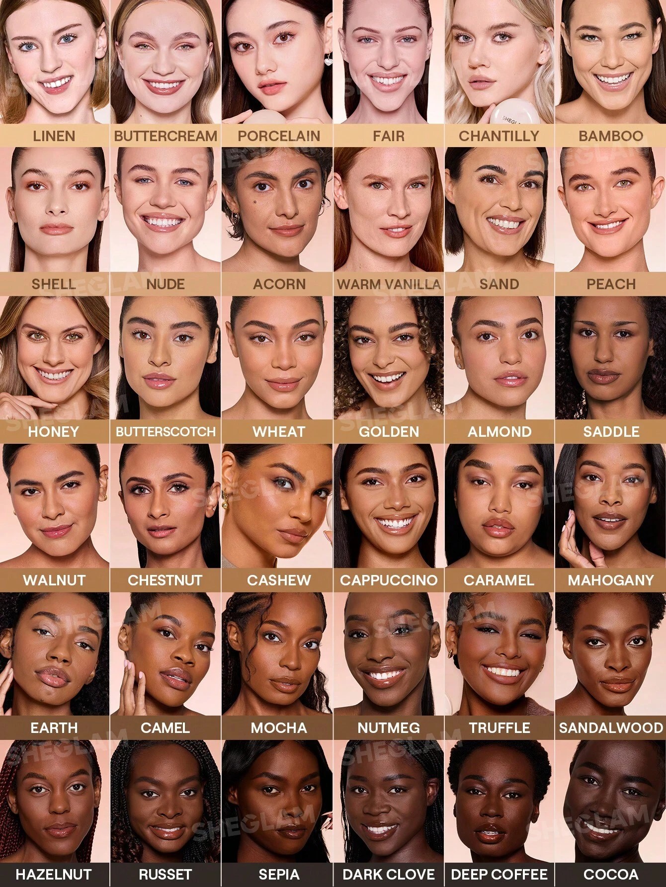 9 SHEGLAM Lock & Go Long-Lasting Cushion Foundation - Shell, 9 of 9