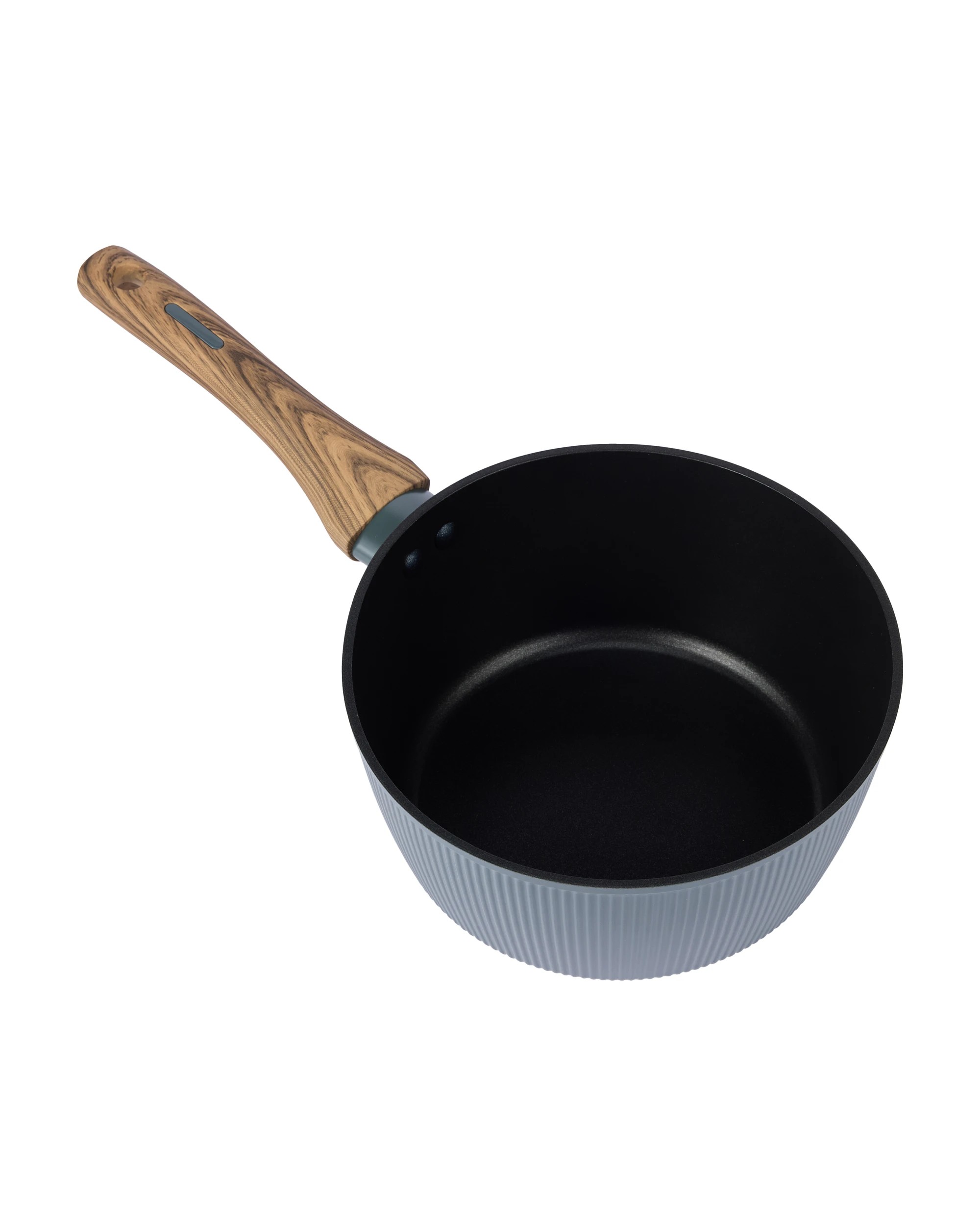 4 20cm Linear Wood Look Saucepan, 4 of 6