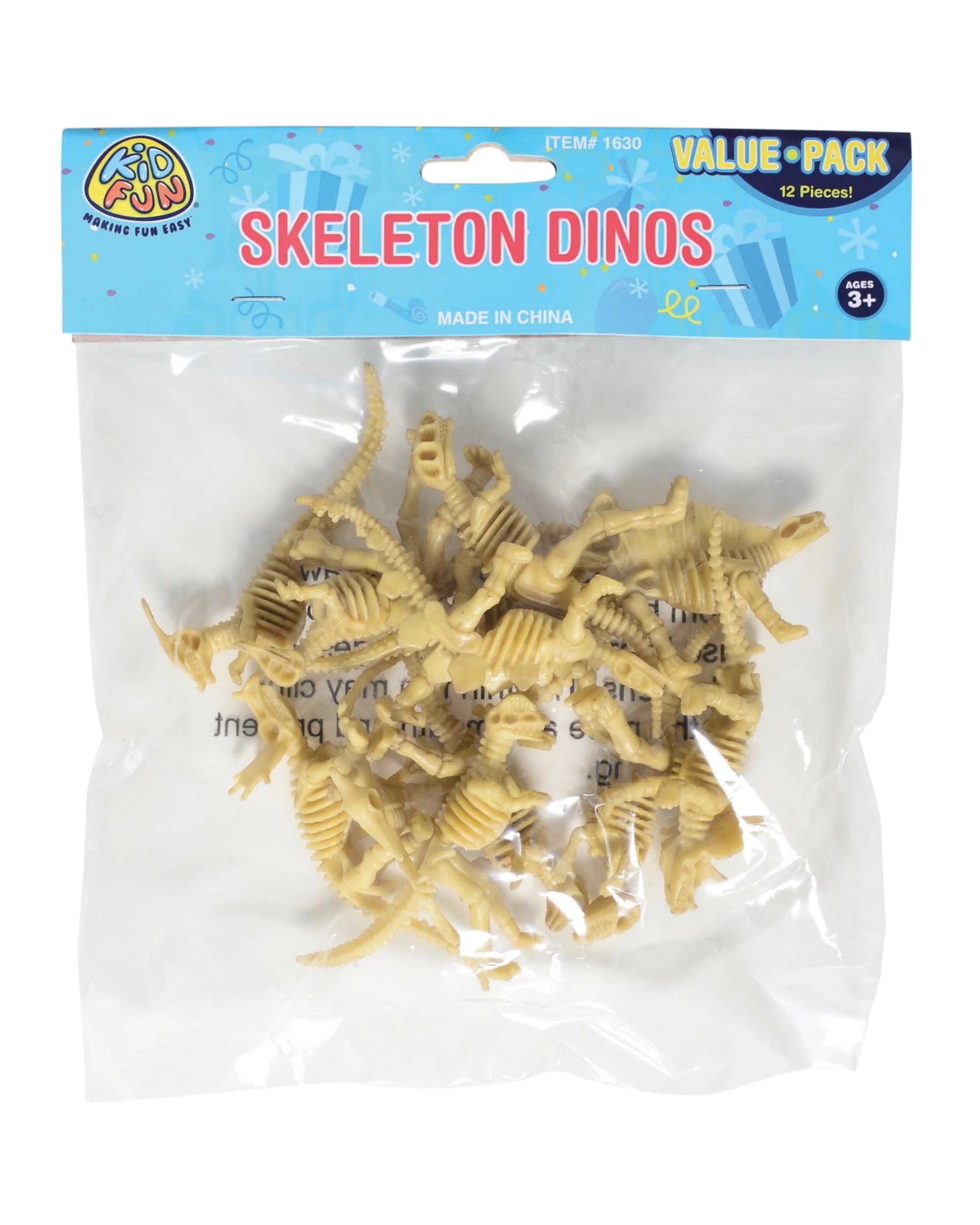 3 Partyrama Fossil Dinosaur Toys Pack of 12, 3 of 3