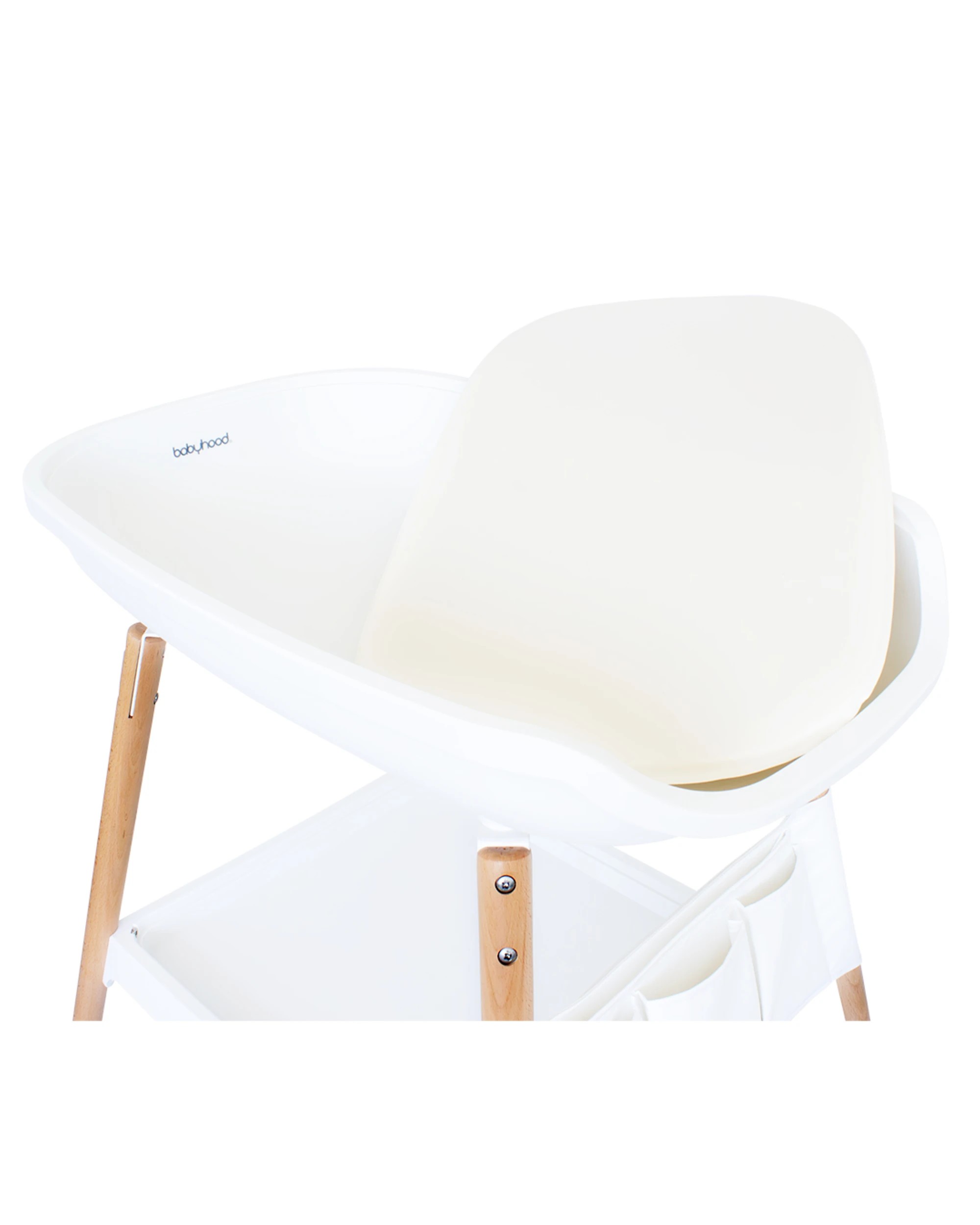 4 Babyhood Scandi Change Table - English Oak, Walnut, White, 4 of 5