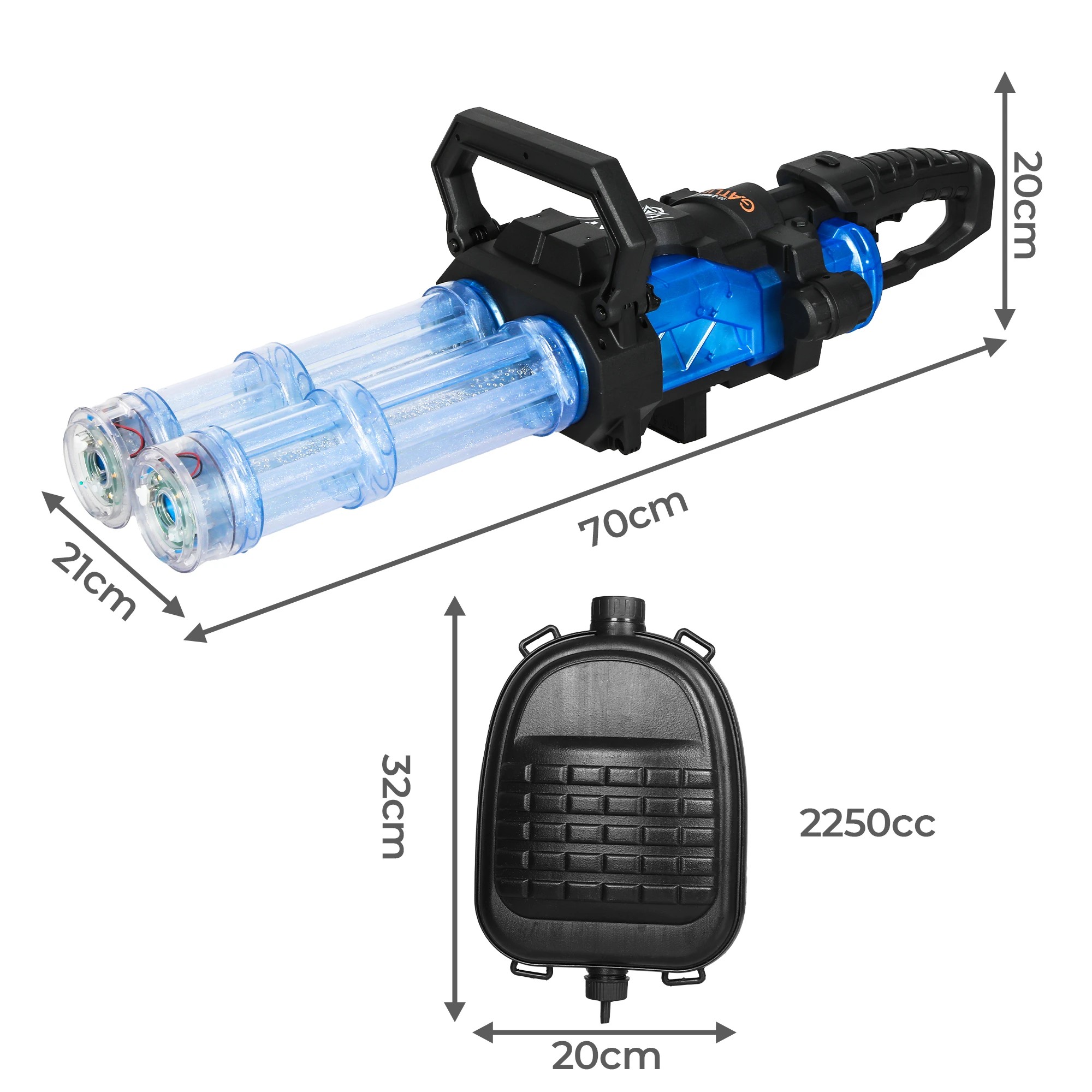 3 Traderight Electric Water Gun Dual-barrel, 3 of 7