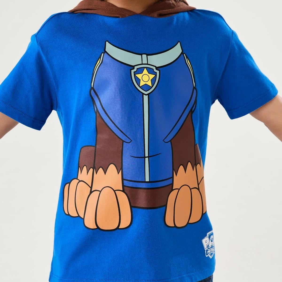 5 PAW Patrol License Character Hooded T-shirt PAWPATROL CHASE, 5 of 8